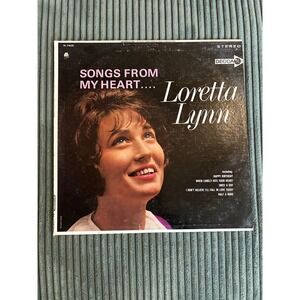 Loretta Lynn Songs From My Heart Vinyl Record Decca Stereo‎ DL 74620